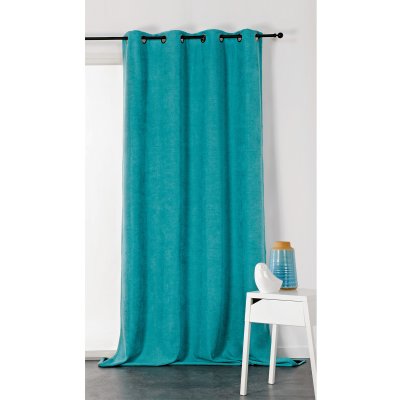 Linder Panneau Oeillets, Polyester, Bleu, 140x260 cm