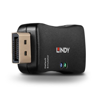 LINDY  1.2 Edid Emulator Displayport Adapter Noir