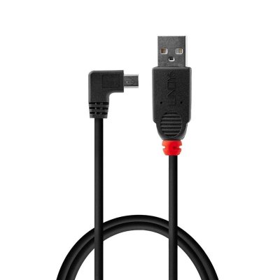 LINDY  31970 c&acirc;ble USB 0,5 m USB 2.0 USB A Mini-USB B Noir