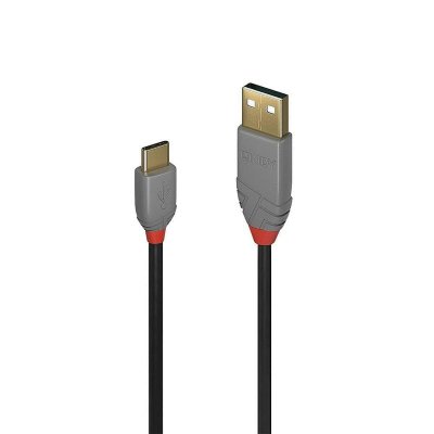 LINDY  36885 C&acirc;ble USB 2.0 Type A vers C 0.5 M