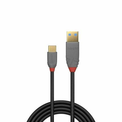 LINDY  36887 C&acirc;ble USB 2.0 Type A vers C 2 M