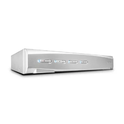 LINDY  4 Port DisplayPort 1.2 KVM Switch Pro Audio USB 2.0
