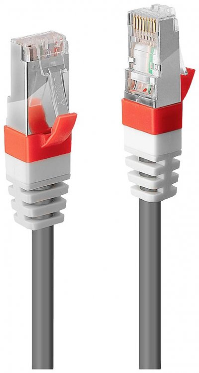 LINDY  45355 RJ45 C&acirc;ble r&eacute;seau, c&acirc;ble patch CAT 6a S/STP 5.00 m gris 1 pc(s)