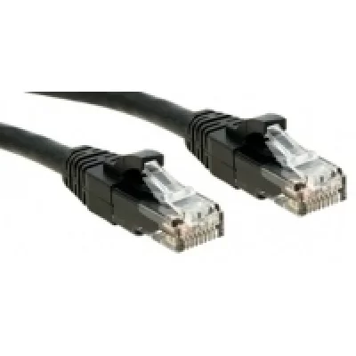 LINDY  45437 RJ45 C&acirc;ble r&eacute;seau, c&acirc;ble patch 10.00 m noir 1 pc(s)