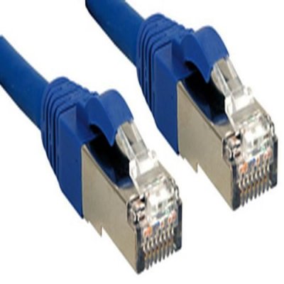 LINDY  45645 C&acirc;ble patch cat.6 S/FTP PIMF Premium sans Halog&egrave;ne Bleu 5 m