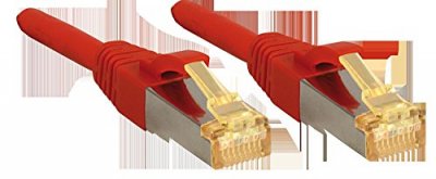 LINDY  47290 RJ45 C&acirc;ble r&eacute;seau, c&acirc;ble patch CAT 6 S/FTP 30.00 cm rouge