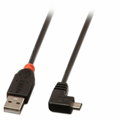 LINDY  903119075 2 M Usb-a To Micro Usb-b Cable Rouge,Noir