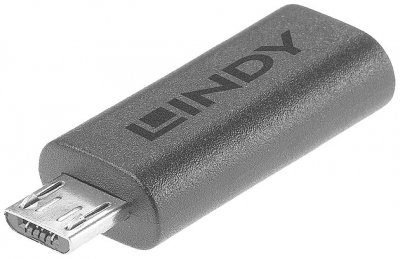 LINDY  - Adaptateur de type C USB - 24 pin USB-C pour Micro-USB Type B