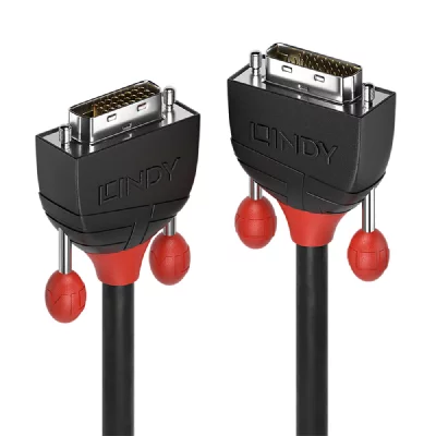 LINDY  Black Line - cable DVI - DVI-D pour DVI-D - 1 m