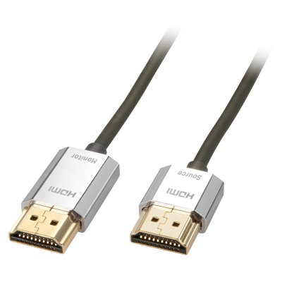 LINDY  c&acirc;ble hdmi high speed cromo slim a/a - 3m
