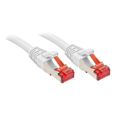 LINDY  C&acirc;ble r&eacute;seau Cat.6 S/FTP, cuivre, 250MHz, Blanc, 15m