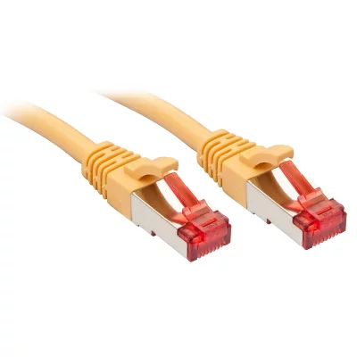 LINDY  C&acirc;ble r&eacute;seau Cat.6 S/FTP, cuivre, 250MHz, Jaune, 30m