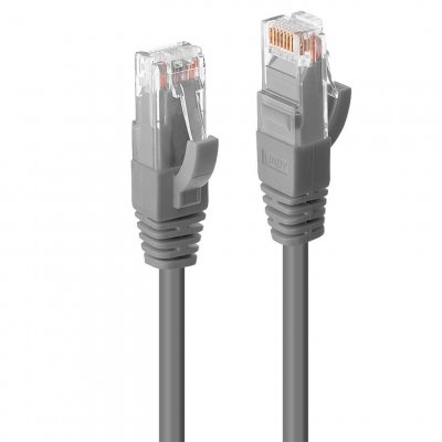 LINDY  C&acirc;ble r&eacute;seau Cat.6 U/UTP Patch Premium, LSOH, cuivre, 250MHz, Gris, 5m