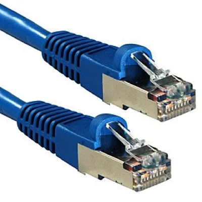 LINDY  C&acirc;ble r&eacute;seau Cat.6A S/FTP, cuivre, LSOH, 500MHz, Bleu, 20m