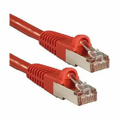 LINDY  C&acirc;ble r&eacute;seau Cat.6A S/FTP, cuivre, LSOH, 500MHz, Rouge, 0,3m
