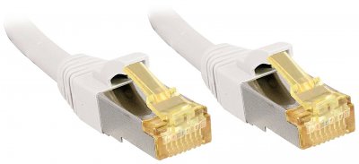LINDY  C&acirc;ble r&eacute;seau Cat.7 S/FTP, cuivre, LSOH, 600MHz, Blanc, 10m