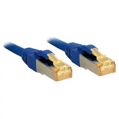 LINDY  C&acirc;ble r&eacute;seau Cat.7 S/FTP, cuivre, LSOH, 600MHz, Bleu, 7,5m