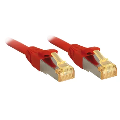 LINDY  C&acirc;ble r&eacute;seau Cat.7 S/FTP, cuivre, LSOH, 600MHz, Rouge, 1m