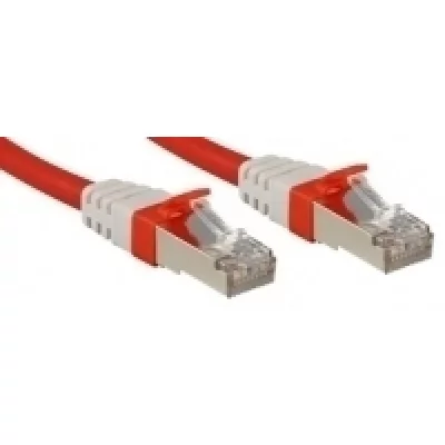 LINDY  C&acirc;ble r&eacute;seau patch cat.6 (A) S/FTP PIMF Premium, cuivre, 10 Gbit, 500Mhz, LSOH, rouge, 5m