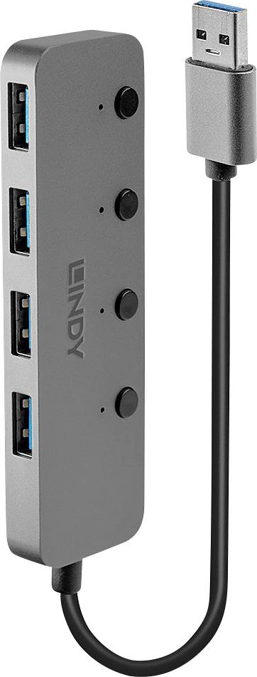 LINDY  - concentrateur (hub) - 4 ports