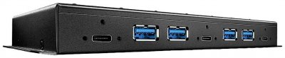 LINDY  - concentrateur (hub) - 7 ports - Montable sur rack