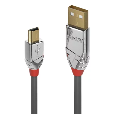 LINDY  CROMO - cable USB - USB pour mini USB type B - 7.5 m