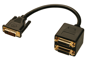 LINDY  DVI Splitter Cable - repartiteur DVI - 18 cm