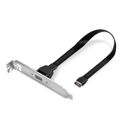 LINDY  Equerre de Slot Un Port USB 3.1 Gen 2 Type C 33118