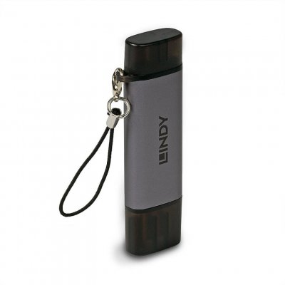 LINDY  Lecteur de Carte SD/MicroSD USB 3.2 Type C & A
