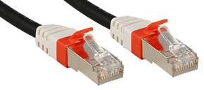 LINDY  S/ftp Cat6a Network Cable 50 Cm Clair