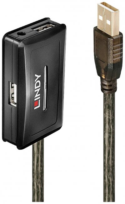 LINDY  USB 2.0 Active Extension Hub - concentrateur (hub) - 4 ports