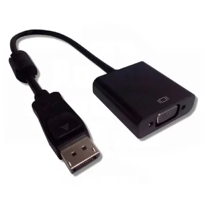 GENERIQUE Lineaire ADHD744 Adaptateur DisplayPort m&acirc;le/VGA Femelle 0,10 m Noir