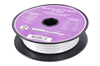  Lineaire - C&acirc;ble d'antenne en vrac - 10 m