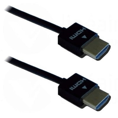 LINEAIRE  c&acirc;ble hdmi m&acirc;le / m&acirc;le - c&acirc;ble fin - 1m