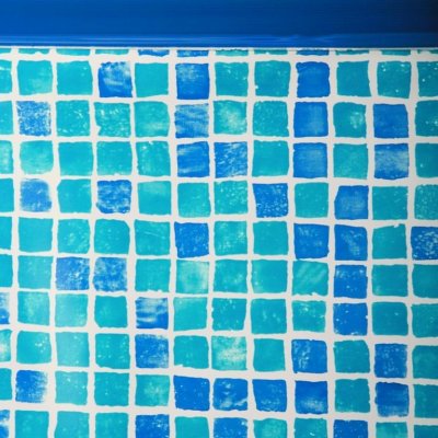 GRE Liner piscine GR&Eacute; ovale 915 x 470 x H.132 cm - Mosa&iuml;que - Mosa&iuml;que