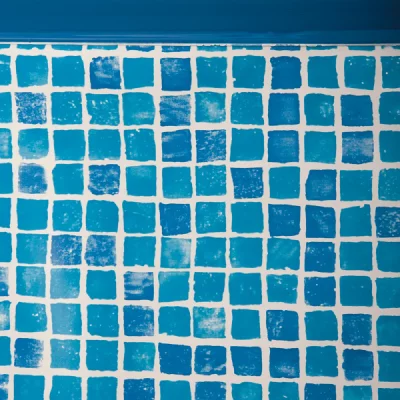 GRE Liner piscine ronde coloris mosa&iuml;que de  Pool - &Oslash; 350 x h 132 cm