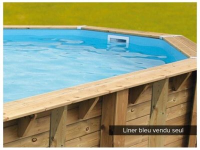 UBBINK Liner piscine  Samoa 2 300 x 430 cm x H.126 cm - Bleu - Bleu
