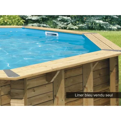 UBBINK Liner seul pour piscine bois Oc&eacute;a &Oslash; 5,80 x 1,30 m Bleu