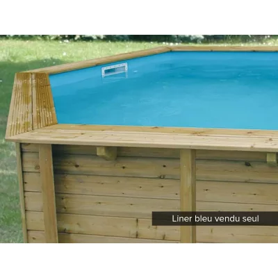 UBBINK Liner uni bleu, L.354.7 x l.307.2 cm, diam. 360 cm 
