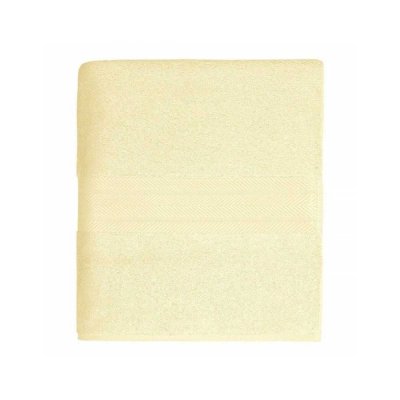 SENSEI MAISON Linge de bain en coton moelleux 550gr/m&sup2; Ecru 100 x 150 cm - Ecru
