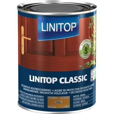 OWATROL Linitop 2027 Durieu Linitop classic lasure satin 1 L Ch&ecirc;ne Moyen