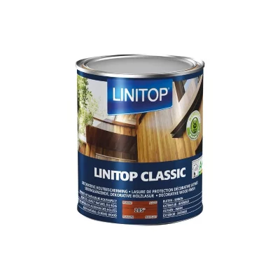 DURIEU LINITOP - Linitop Classic lasure satin 1 L acajou
