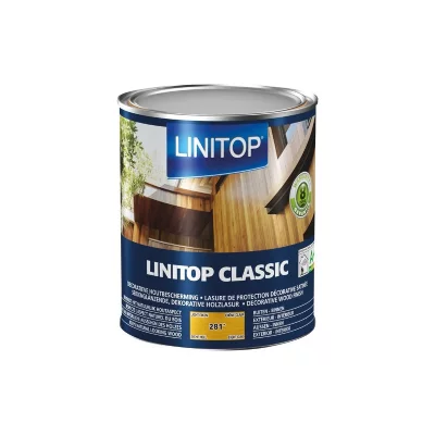 OWATROL Linitop N&deg;281 Durieu Linitop classic lasure satin 1 L Ch&ecirc;ne Clair