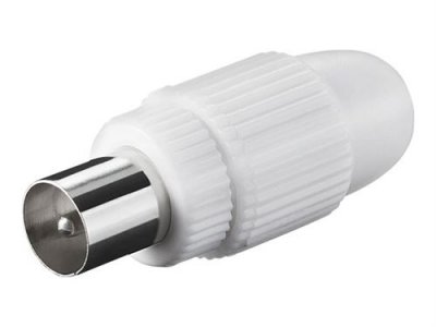 AUCUNE Link E10379 E10379&nbsp;connecteur coaxial en Plastique Fixation &agrave; vis m&acirc;le, ()