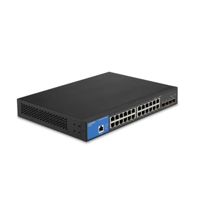 LINKSYS  Commutateur gigabit g&eacute;r&eacute; 24 Ports 4 10 G