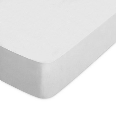 LINNEA  Drap housse uni 120x190 cm 100% coton ALTO Calcium