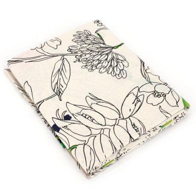 LINNEA  Drap Plat 180x290 cm 100% Coton Amazonia Ecru