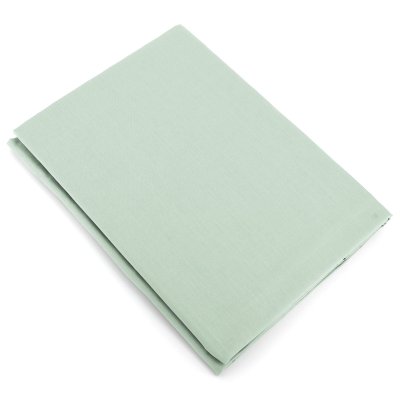 LINNEA  Drap plat uni 180x290 cm 100% coton ALTO vert fleur d'amandier