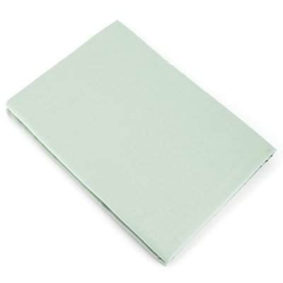 LINNEA  Drap Plat uni 240x310 cm 100% Coton Alto Vert Fleur d'amandier