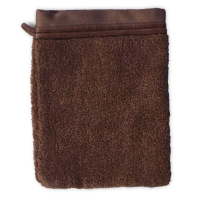 LINNEA  Gant de Toilette 16x21 cm Juliet Marron 520 g/m2
